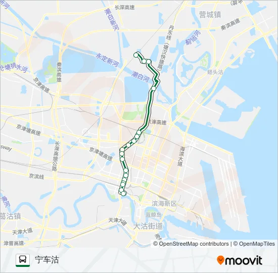 134路 Bus Line Map