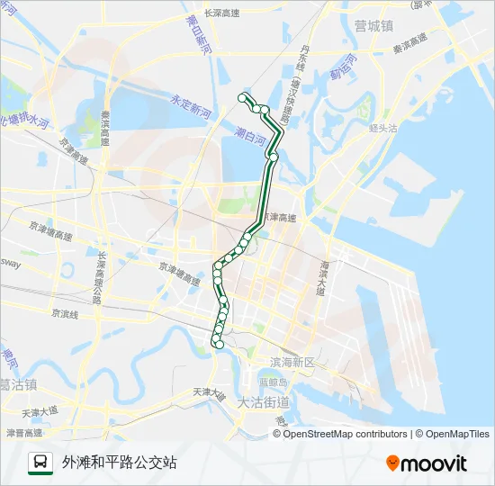 134路 Bus Line Map