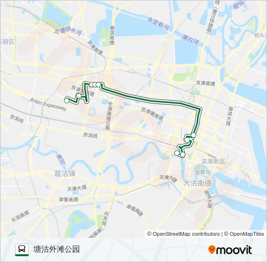 135路 Bus Line Map