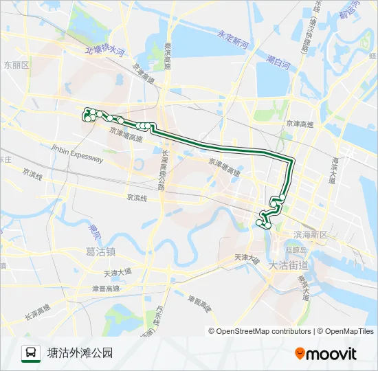 136路 Bus Line Map