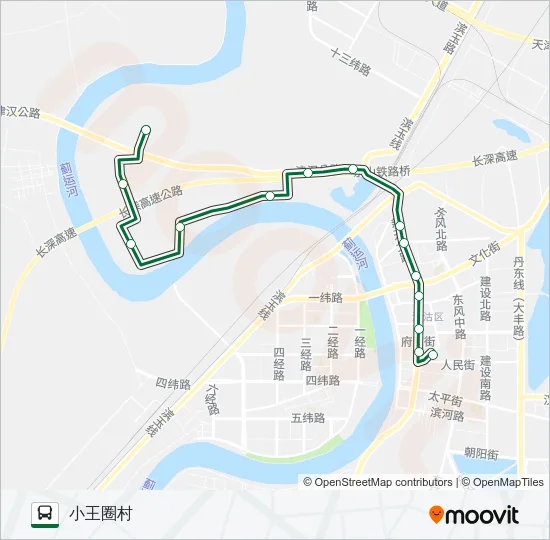 公交451路的线路图
