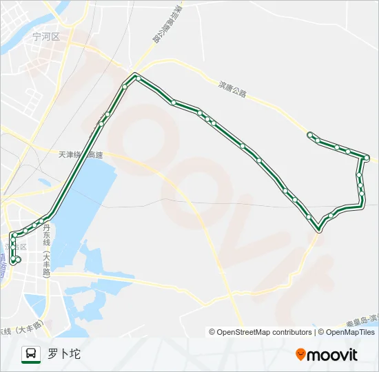 452路 Bus Line Map