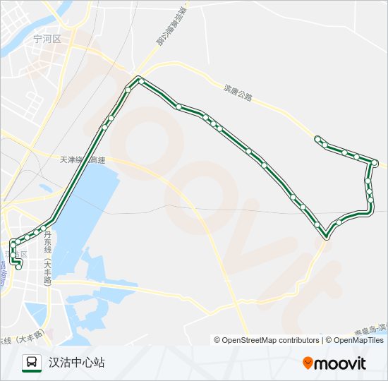 452路 bus Line Map