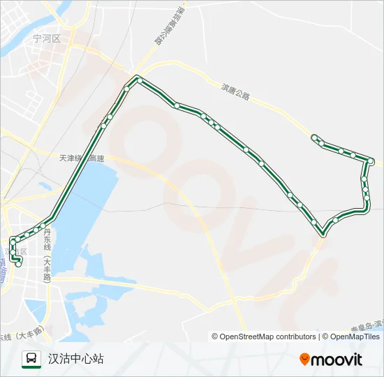 452路 Bus Line Map