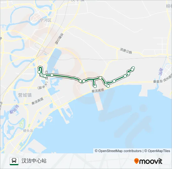 公交453路的线路图