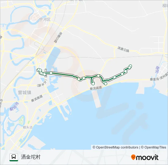公交453路的线路图