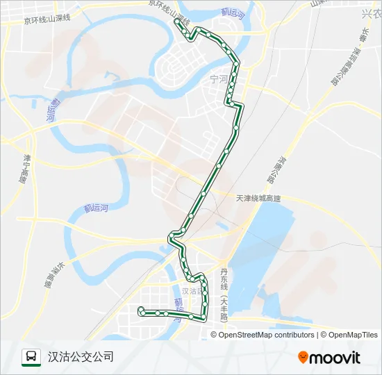 458路 Bus Line Map
