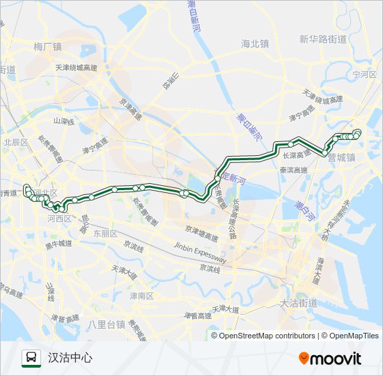 公交461路的线路图