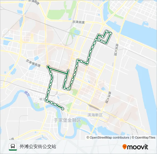 501路 Bus Line Map