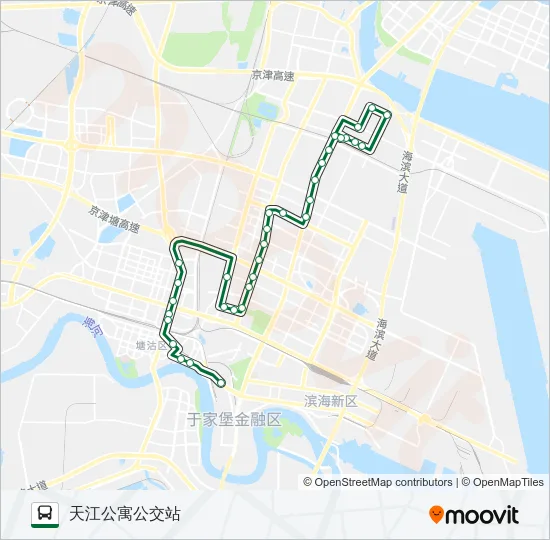 公交501路的线路图