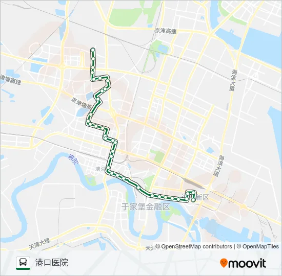 公交502路的线路图
