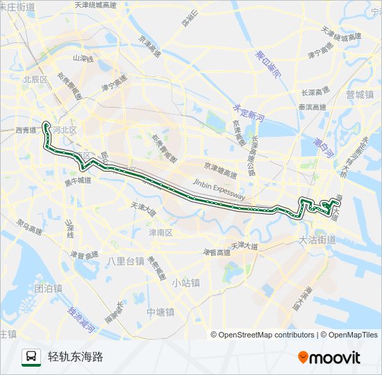 公交503路的线路图