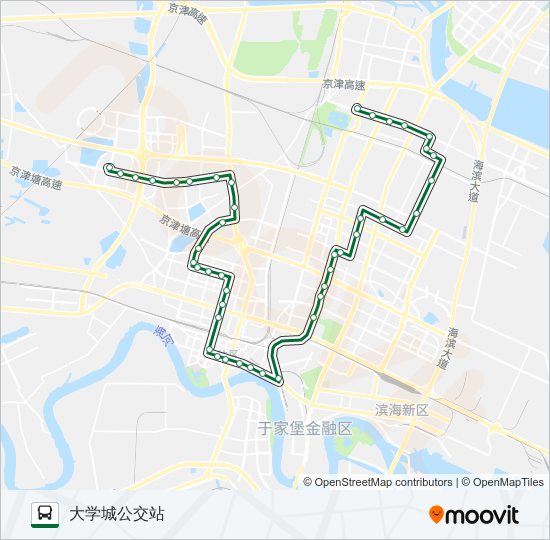 517路 bus Line Map