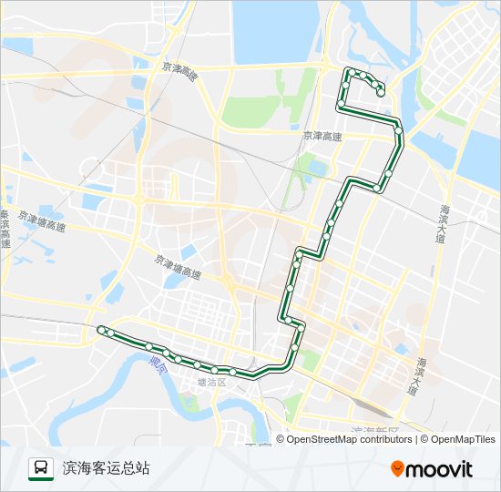 公交520路的线路图