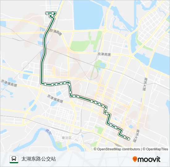 公交521路的线路图