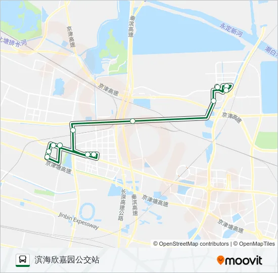 公交527路的线路图