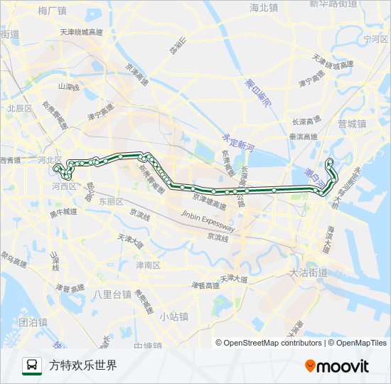 公交528路的线路图