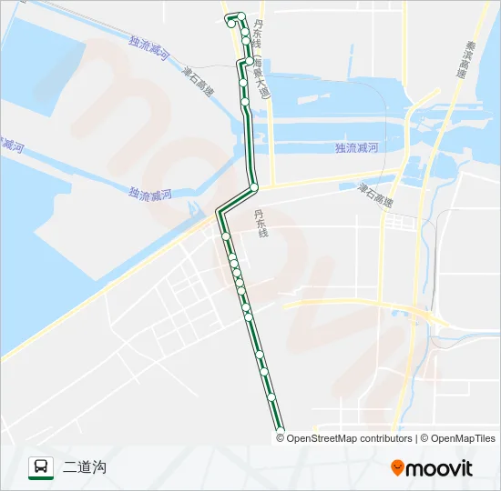 公交540路的线路图