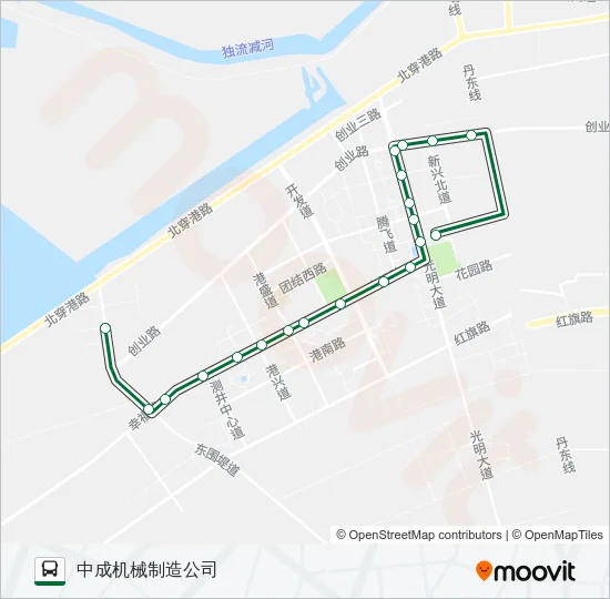 543路 Bus Line Map