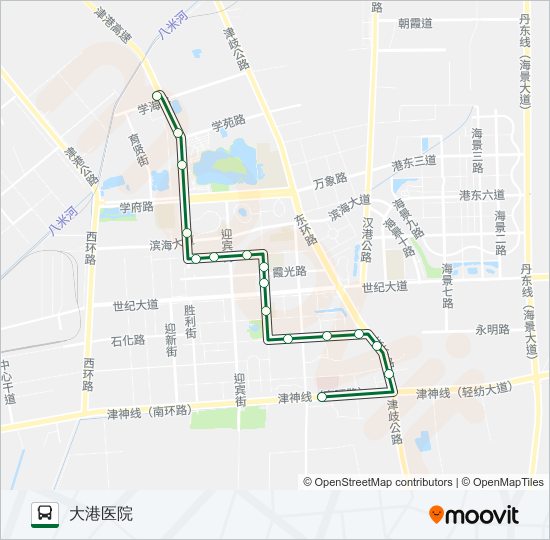 公交546路的线路图