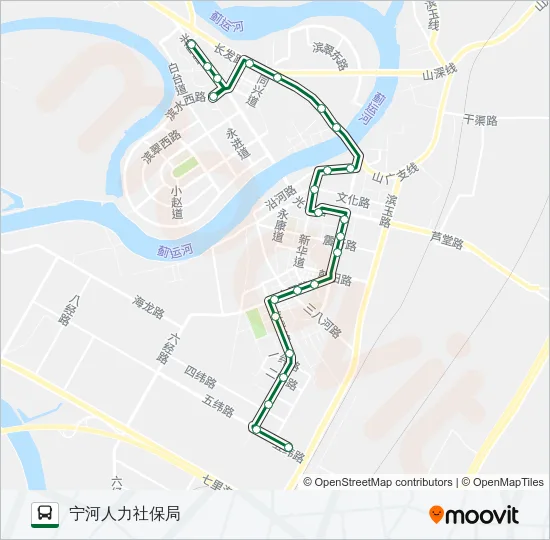 571路 Bus Line Map