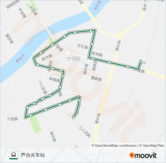572路 Bus Line Map