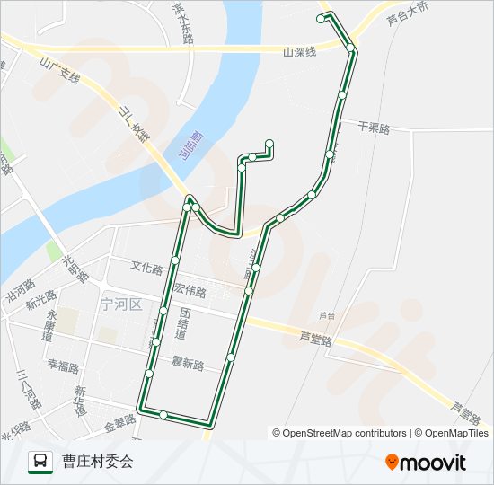 公交573路的线路图