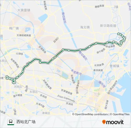 574路 Bus Line Map