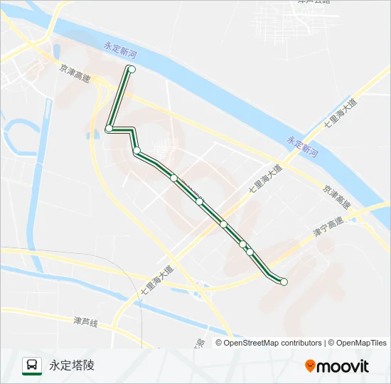 575路 Bus Line Map