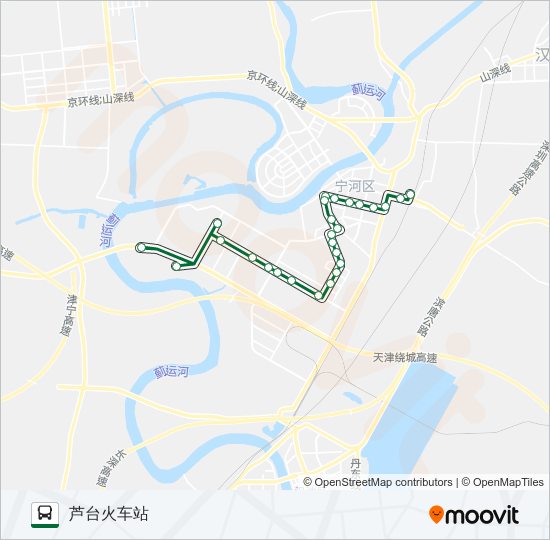 公交576路的线路图