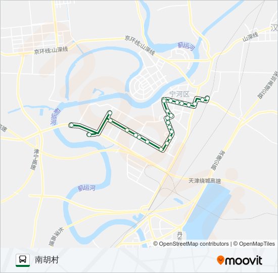 公交576路的线路图