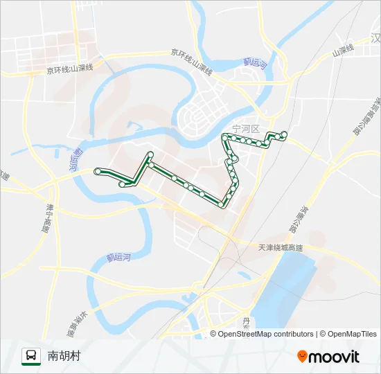 公交576路的线路图
