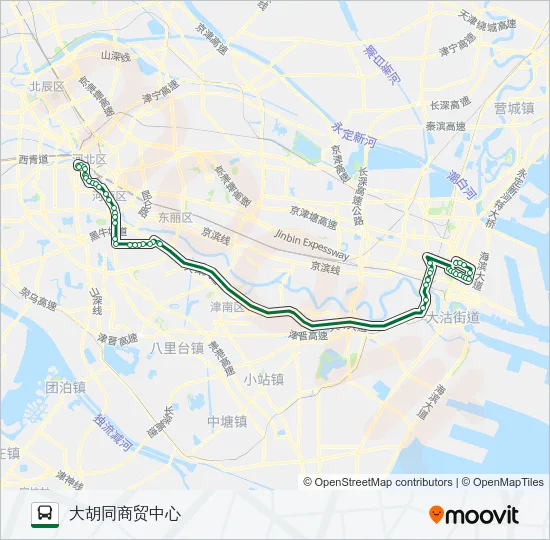605路 Bus Line Map