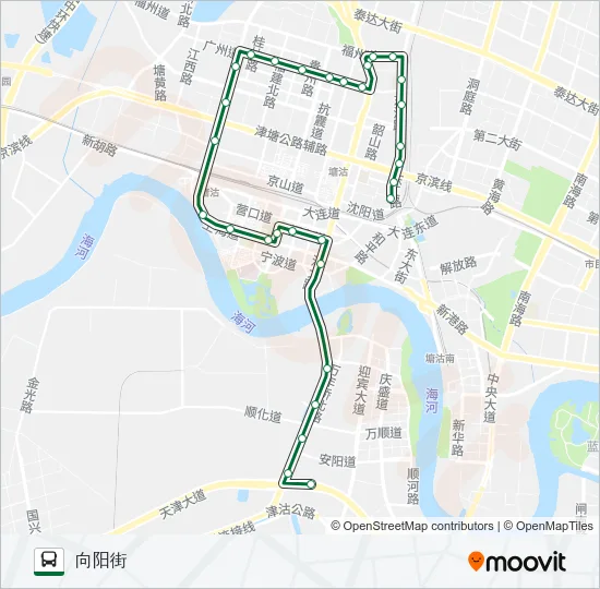 821路 Bus Line Map