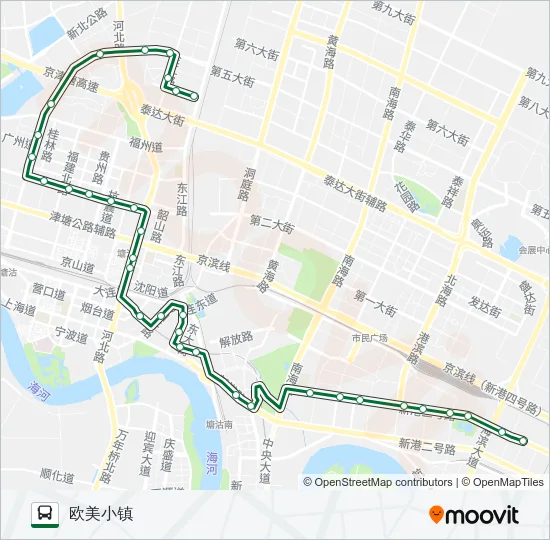 825路 Bus Line Map