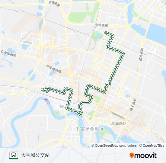 公交880路的线路图