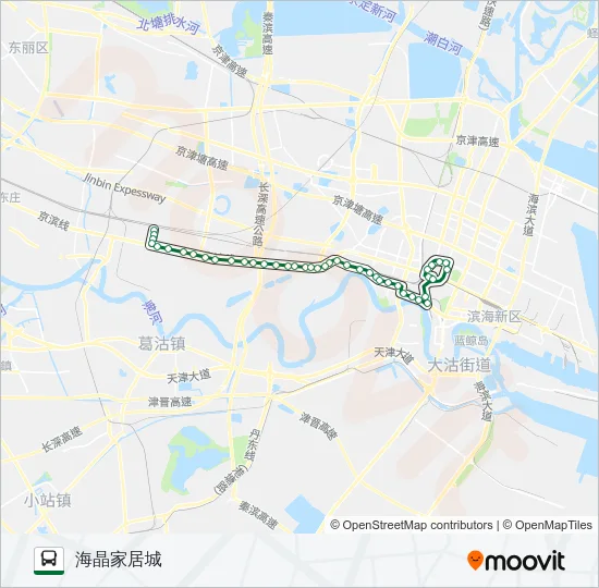 公交931路的线路图