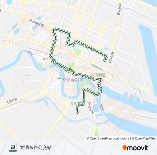 公交936路的线路图