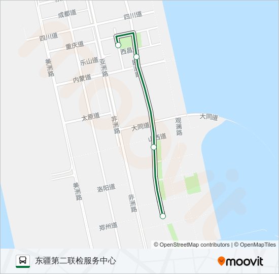 公交942路的线路图