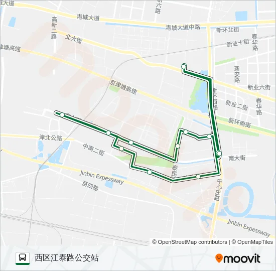 125路内环 Bus Line Map