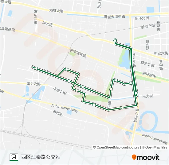 125路外环 Bus Line Map