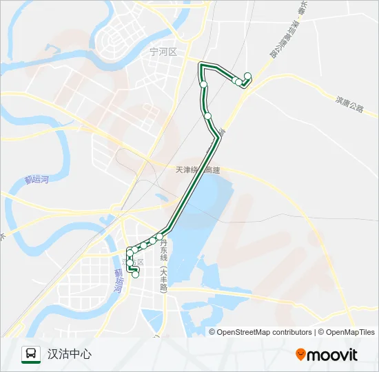 452路区间 Bus Line Map
