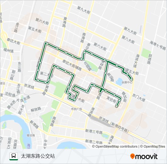 508路内环 bus Line Map