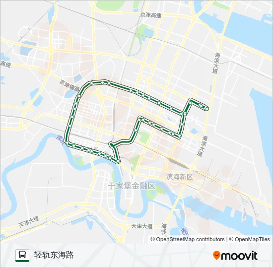 518路内环 Bus Line Map