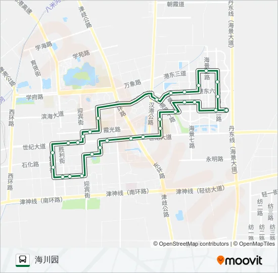 545路内环 Bus Line Map