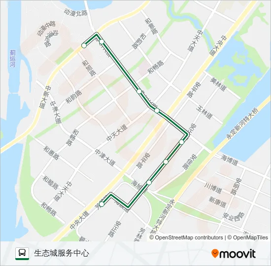 微循环班车线 Bus Line Map