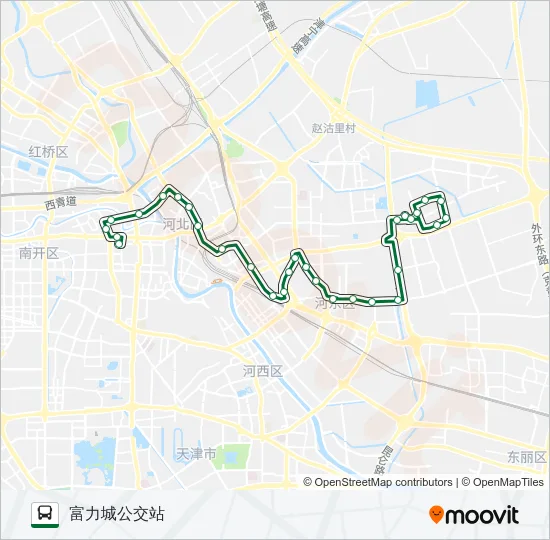 516路市区线 Bus Line Map