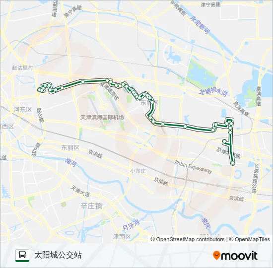 516路西区线 Bus Line Map