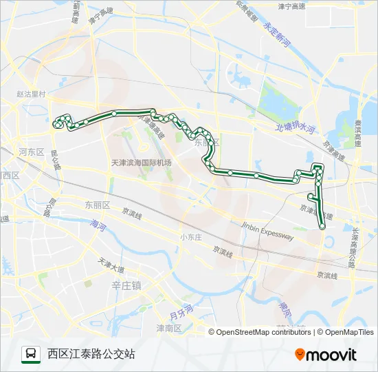 516路西区线 Bus Line Map