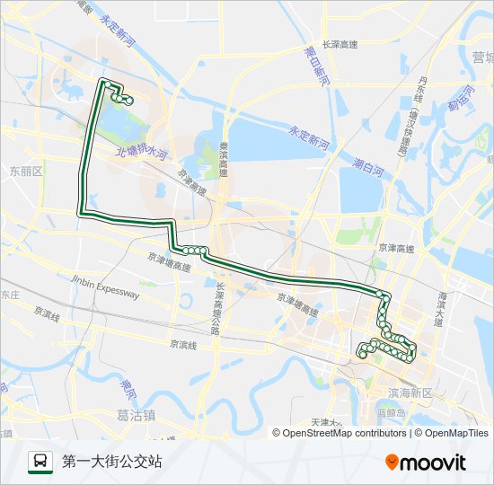 515路东丽湖线 bus Line Map